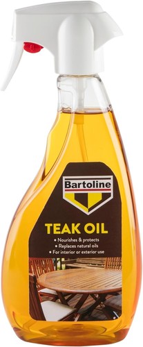 Bartoline teak oil spray 500ml - bartoline,