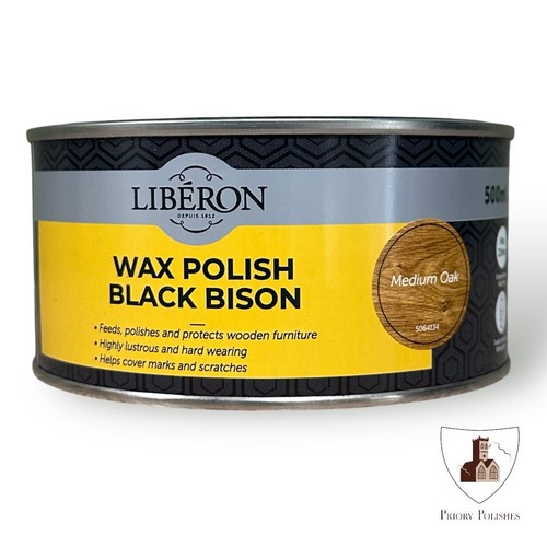 Liberon black bison wax - black,