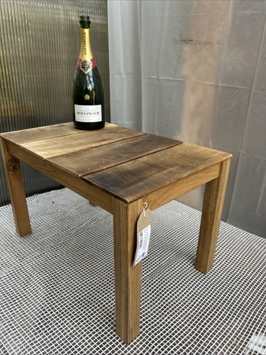 Side table made from - , and