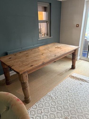 Large solid wood table that - large,