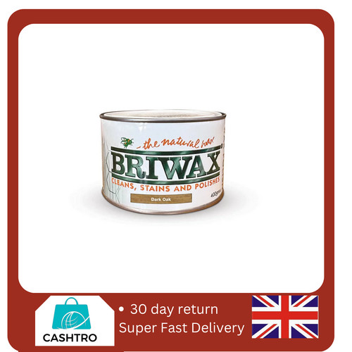 Briwax wax polish 400g dark - wax,